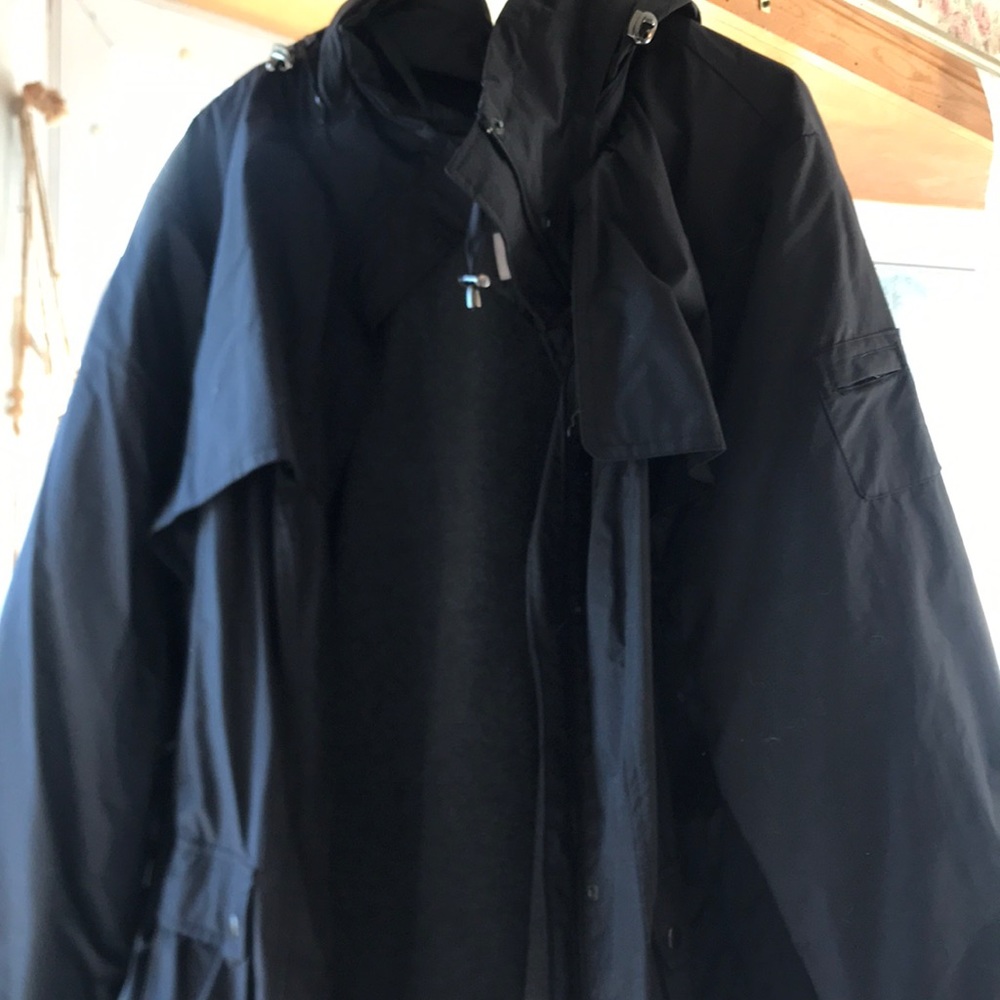 Black size 2x Woman Within jacket with hood